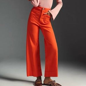 Anthropologie “Colette Cropped Wide-Leg Pants by Maeve”